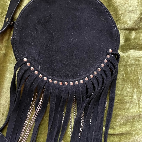 Suede fringe bag - Picture 2 of 4